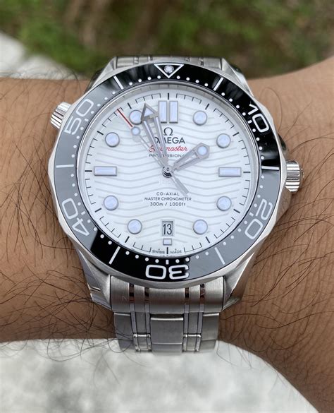 omega seamaster professional 300m white dial|Omega Seamaster 300m white reviews.